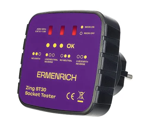 immagine di Tester per prese elettriche Ermenrich Zing ST30, immagine 1