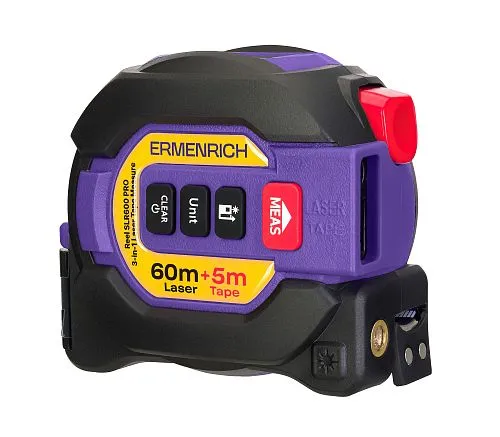 figura di Misuratore laser con flessometro 3 in 1 Ermenrich Reel SLR600 PRO, immagine 1