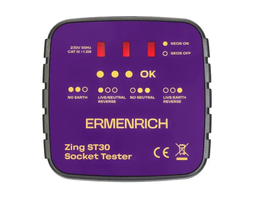 immagine di Tester per prese elettriche Ermenrich Zing ST30, immagine 2