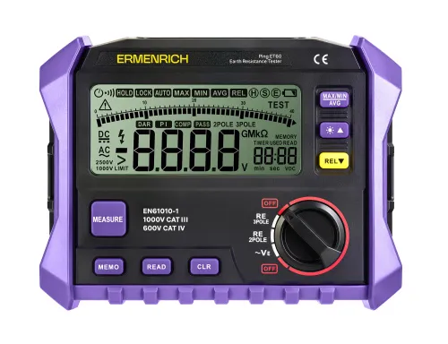 fotografia di Tester per resistenza di terra Ermenrich Ping ET60, immagine 3