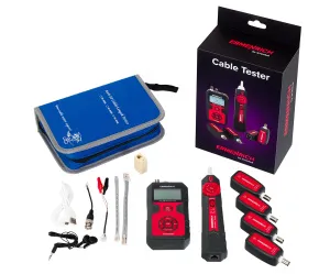 figura di Tester per cavi di rete Ermenrich Ping SM110