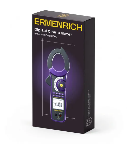 immagine di Pinza amperometrica digitale Ermenrich Zing DZ100, immagine 2