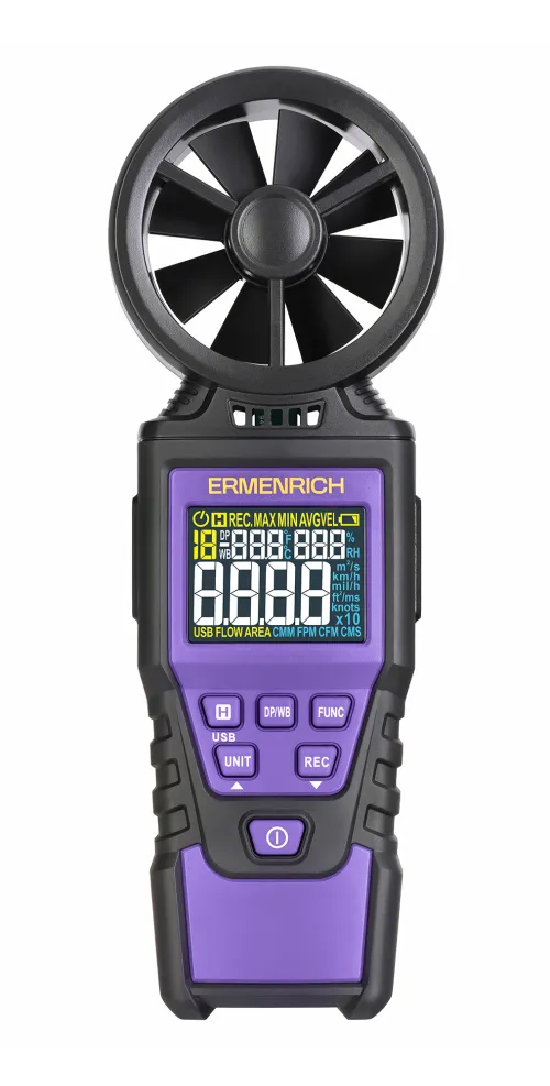 immagine di Anemometro digitale Ermenrich Seek DN30, immagine 3