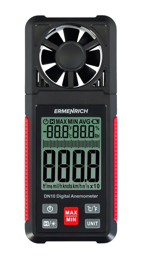 immagine di Anemometro digitale Ermenrich Seek DN10, immagine 3