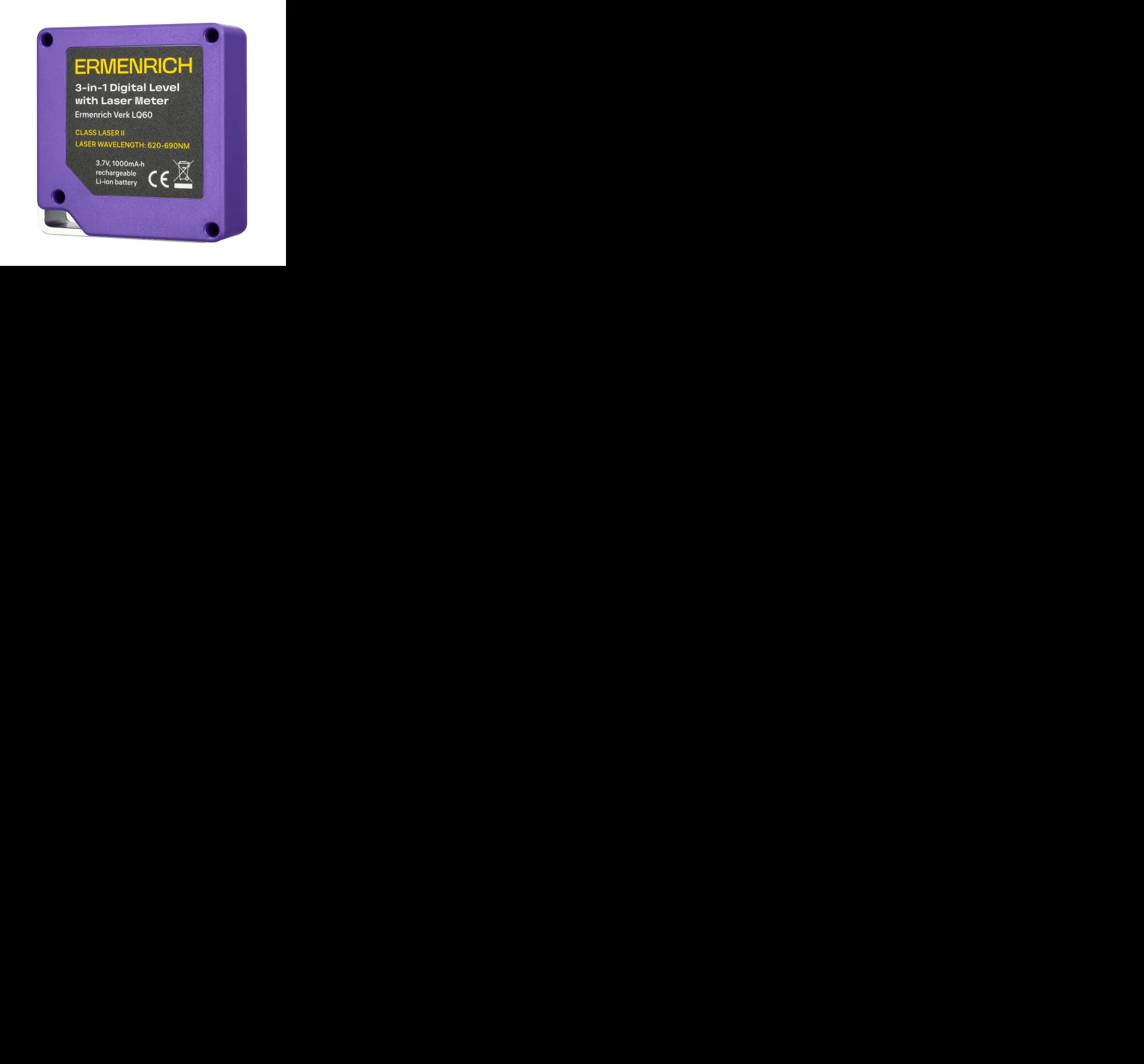 foto di Livella digitale con misuratore laser 3 in 1 Ermenrich Verk LQ60, immagine 7