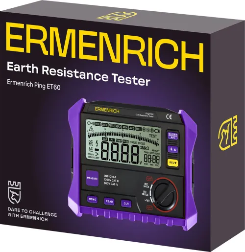 fotografia di Tester per resistenza di terra Ermenrich Ping ET60, immagine 2