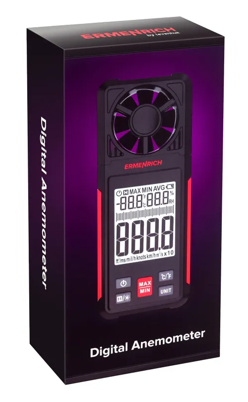 immagine di Anemometro digitale Ermenrich Seek DN10, immagine 7
