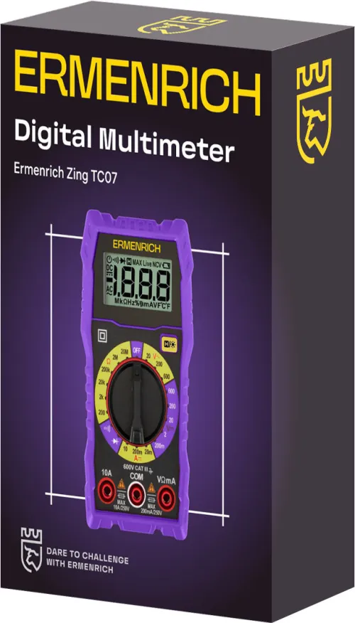 immagine di Multimetro digitale Ermenrich Zing TC07, immagine 2